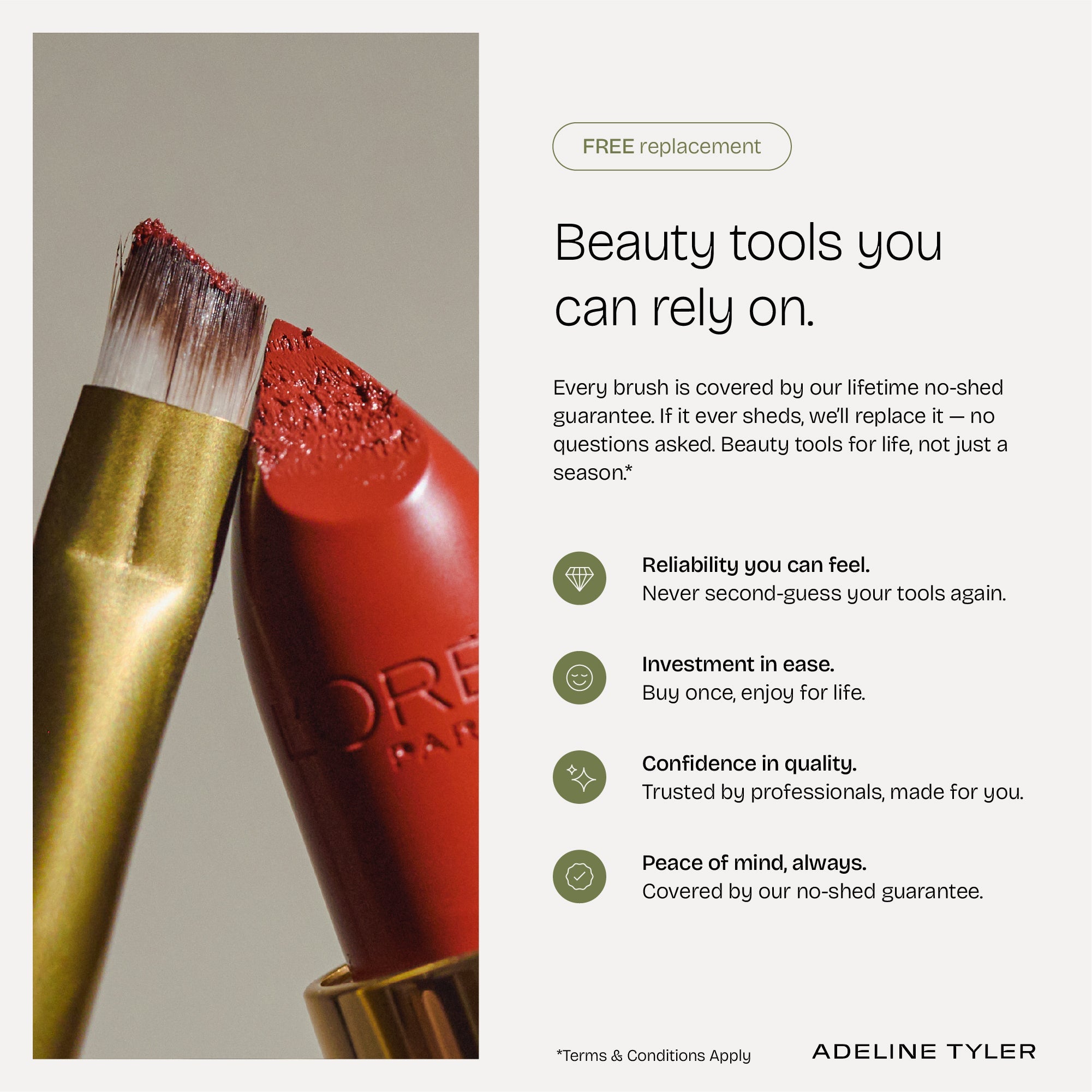 Brush No. 04 – Vegan Angled Liner Brush - ADELINE TYLER