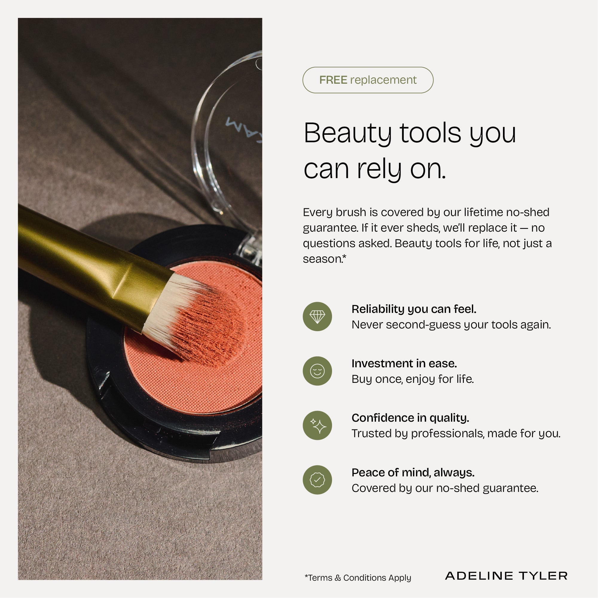 Brush No. 05 – Vegan Eyeshadow Brush - ADELINE TYLER