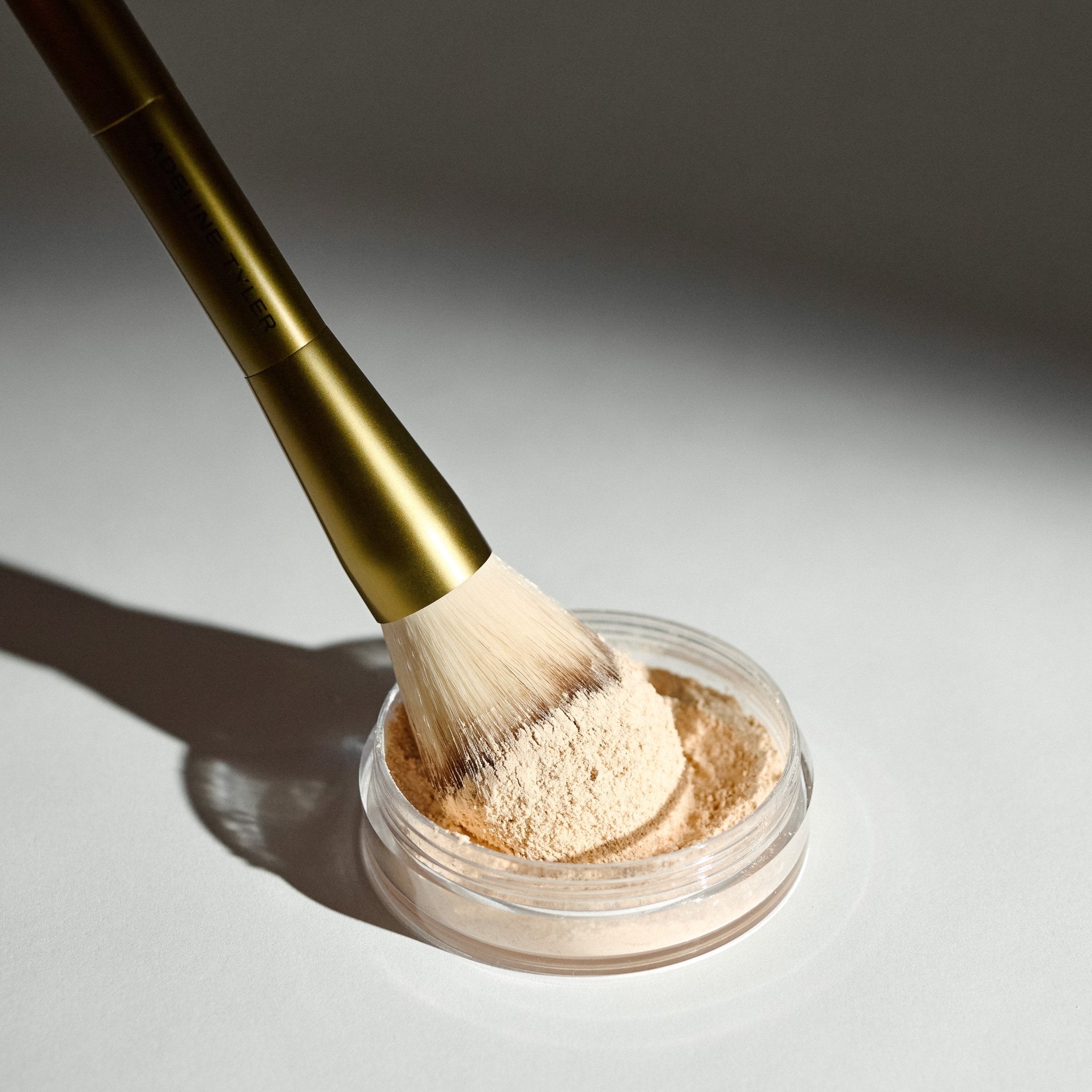 Brush No.03 - Double - Ended Vegan Powder Brush - ADELINE TYLER