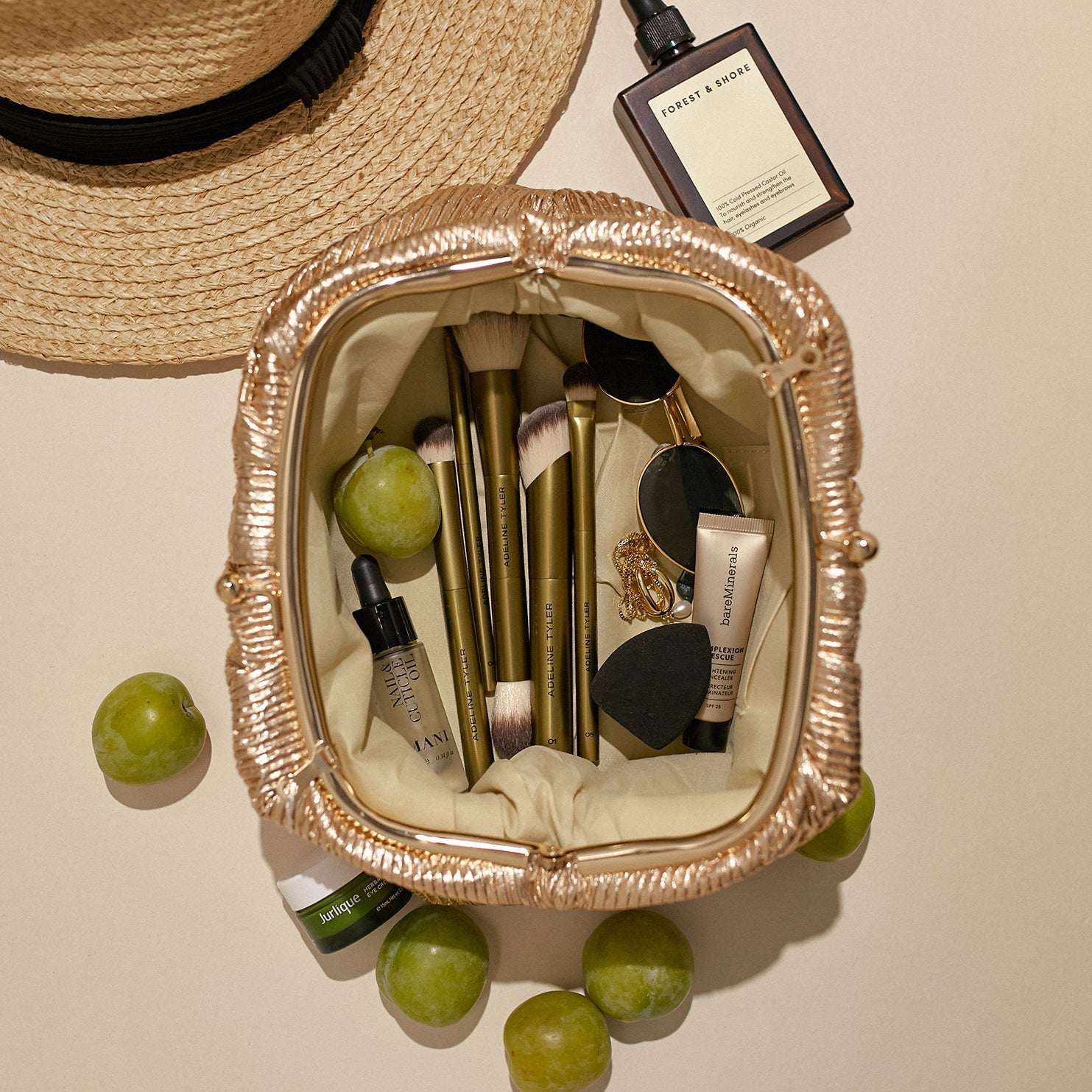 The Minimalist – 5 - Piece Vegan and Cruelty - Free Brush Set - ADELINE TYLER