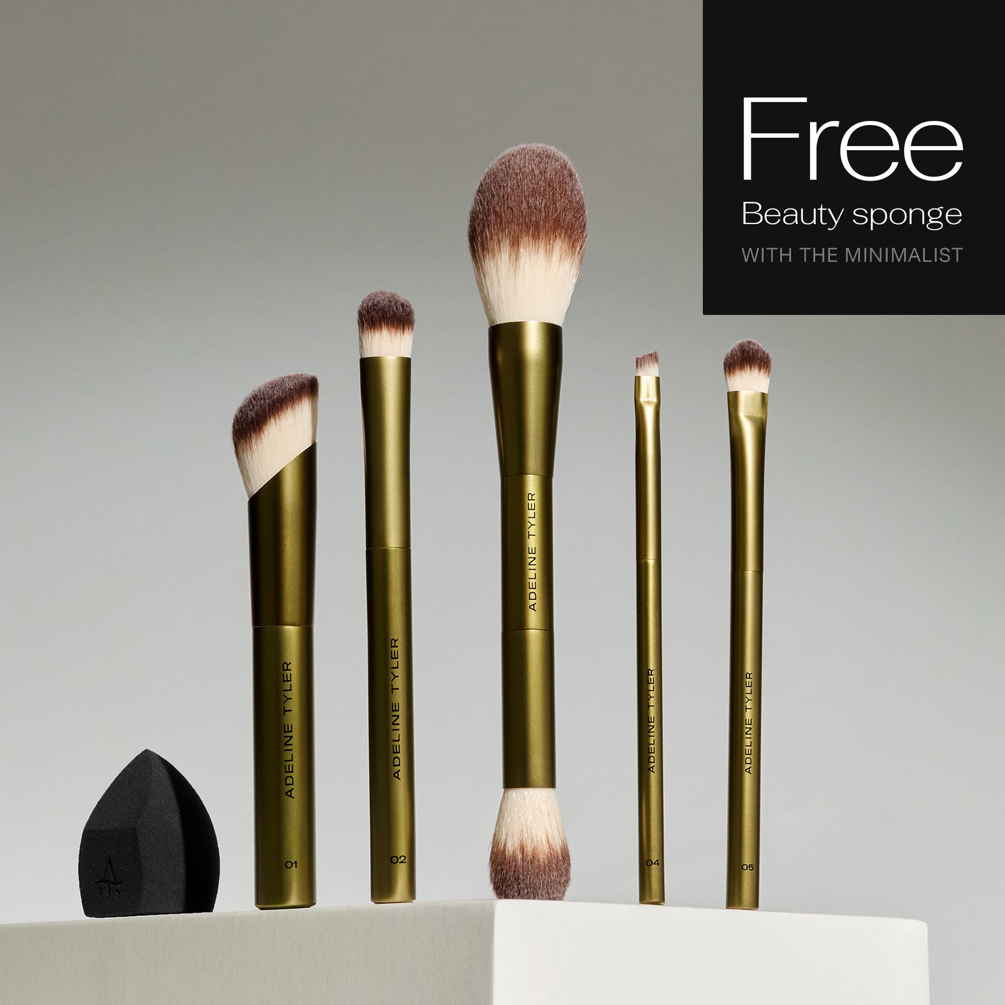 The Minimalist Five - Brush Set - ADELINE TYLER
